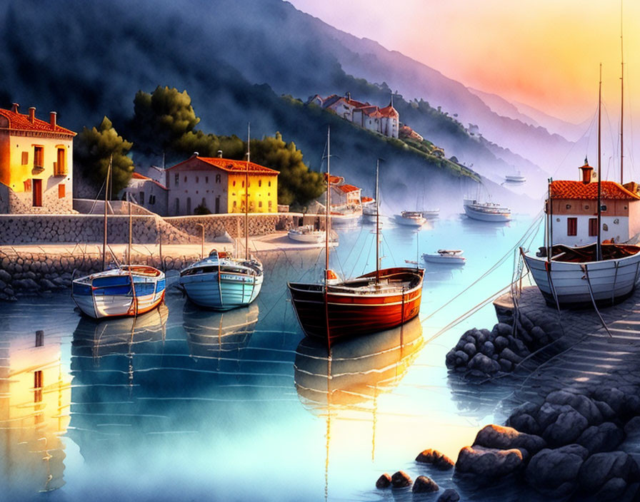 Croatian fishing village