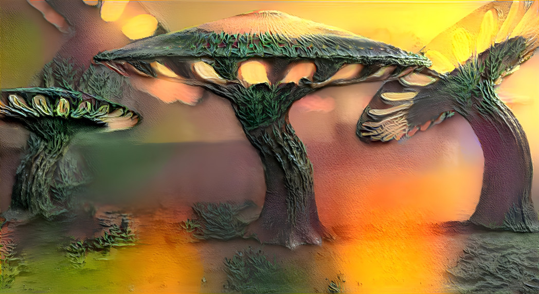 mushroom treehouse