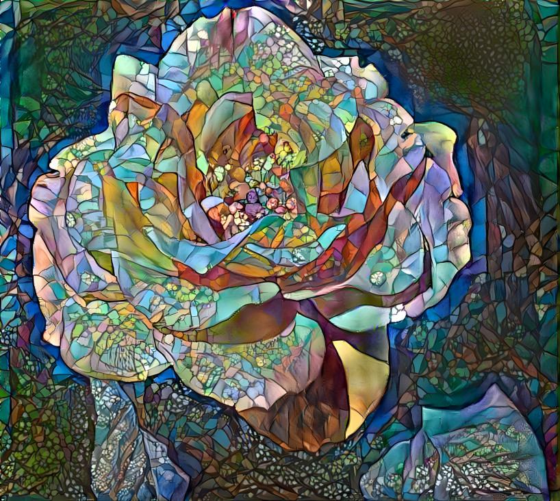 Rose in Stained Glass