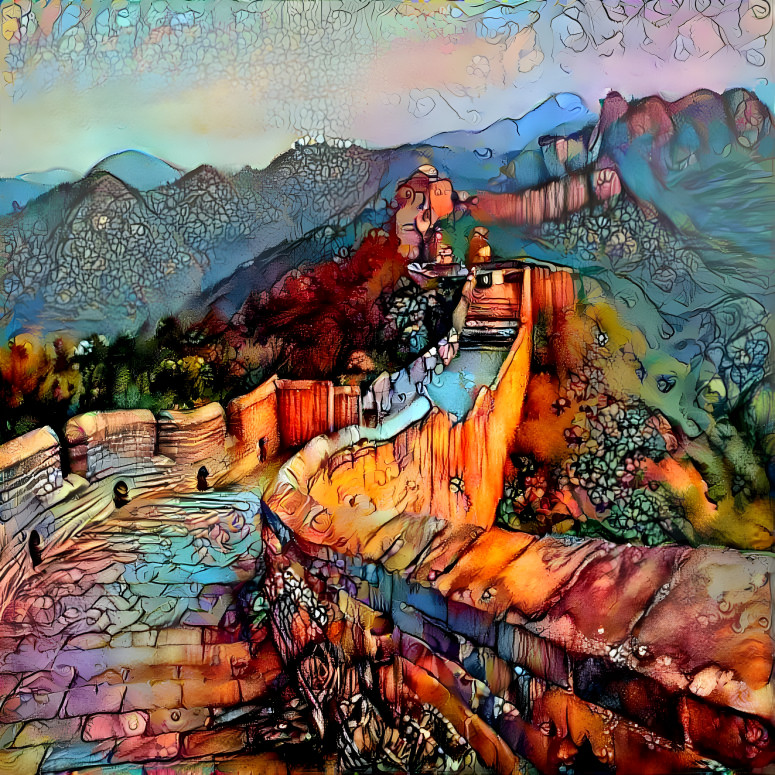 great wall of china with SPICE