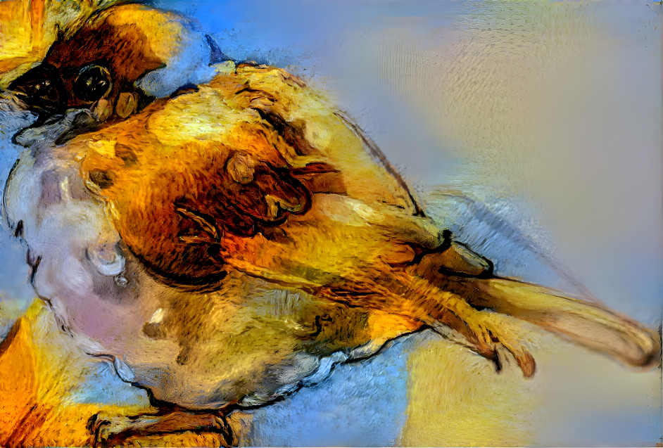 (Demon Slayer) Zenitsu's Sparrow/bird