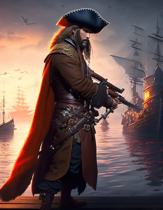 Heavy gunner pirate