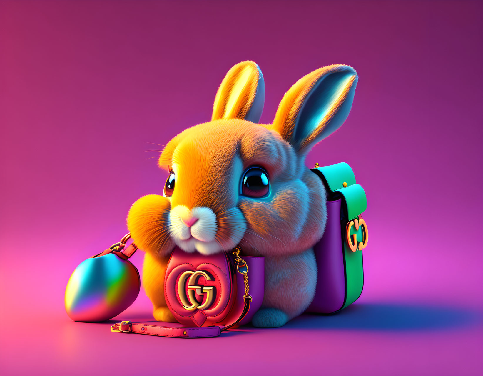 a very cute rabbit