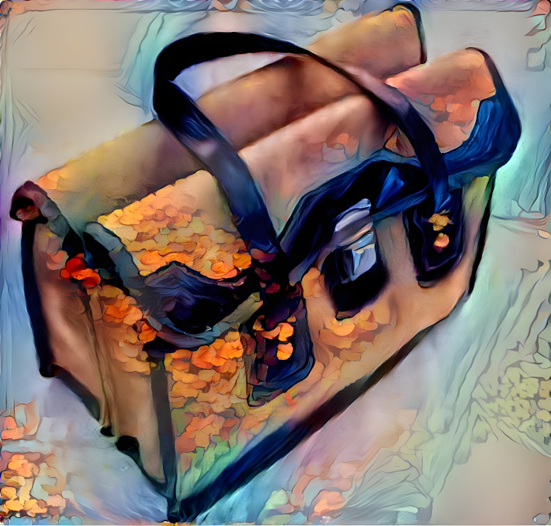 an old bookbag