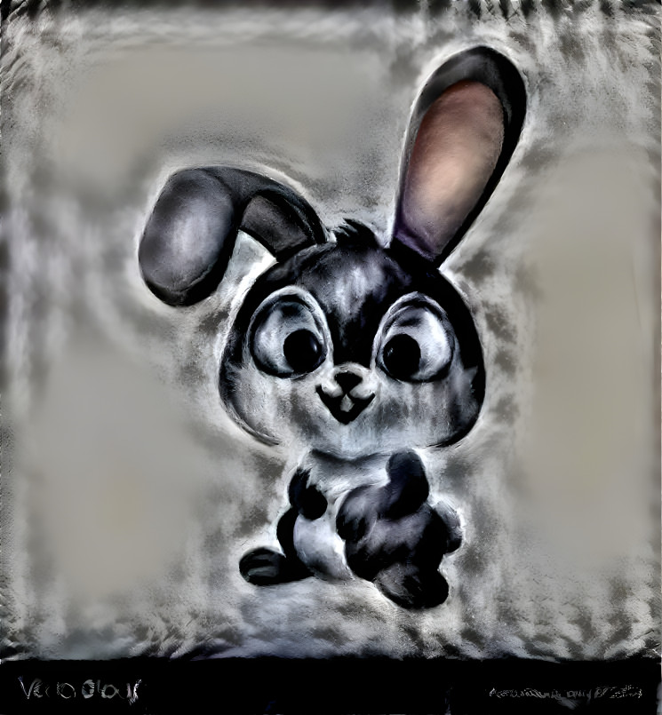 The smiling rabbit