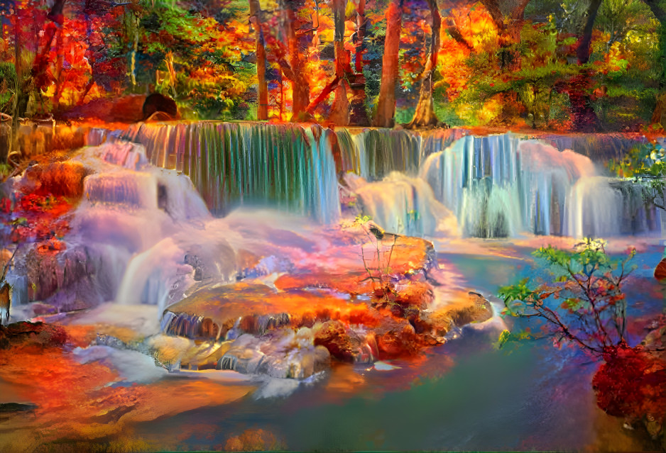 Skittles Waterfall