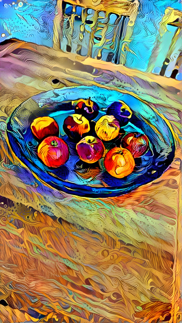 Apples in a bowl