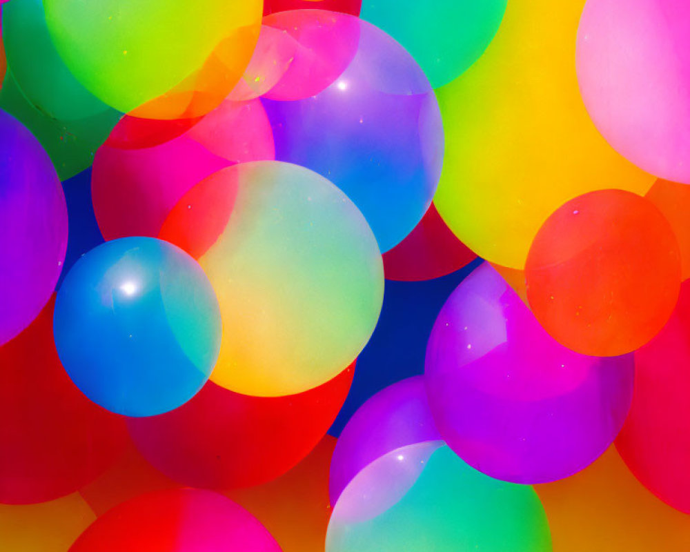 Multicolored Balloons in Overlapping Layers