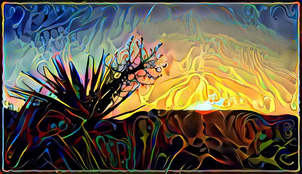 Desert Summer Sunset 