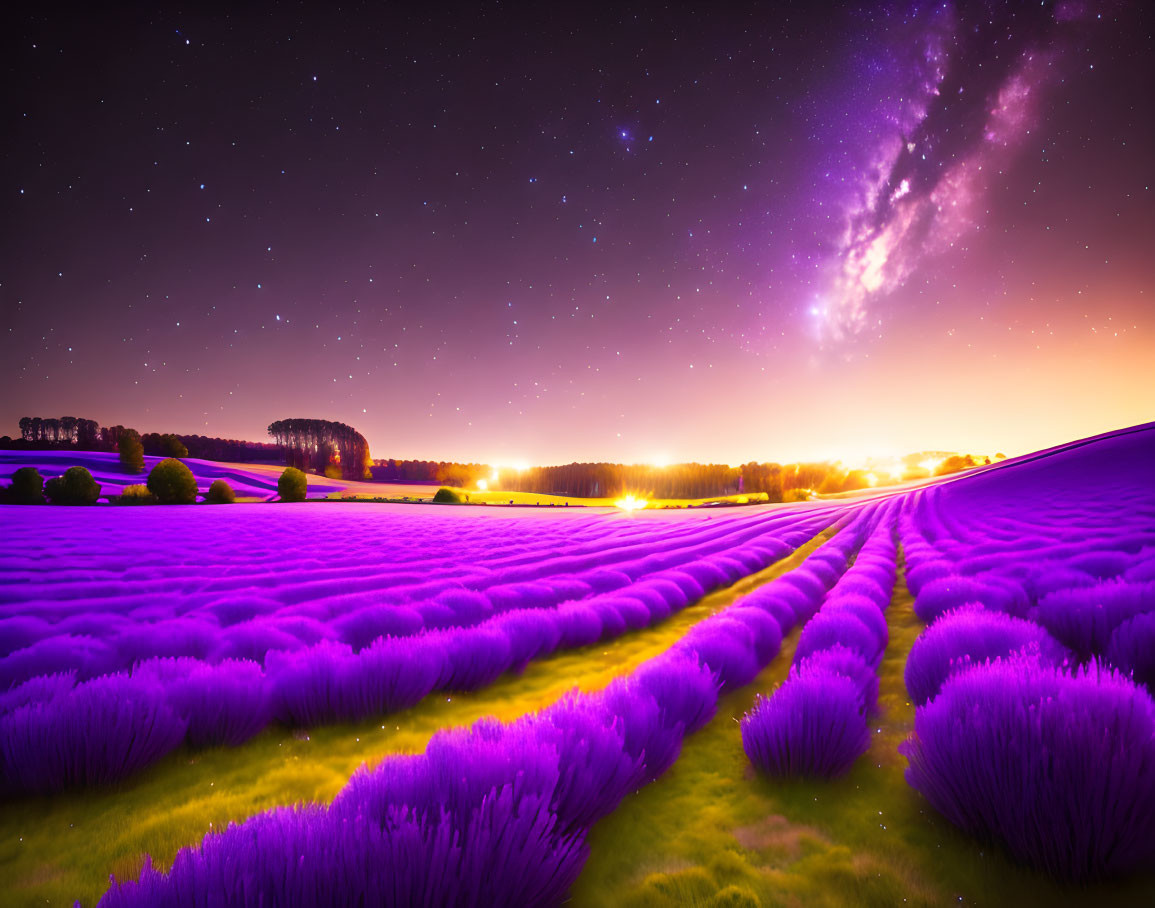 Purple meadow 