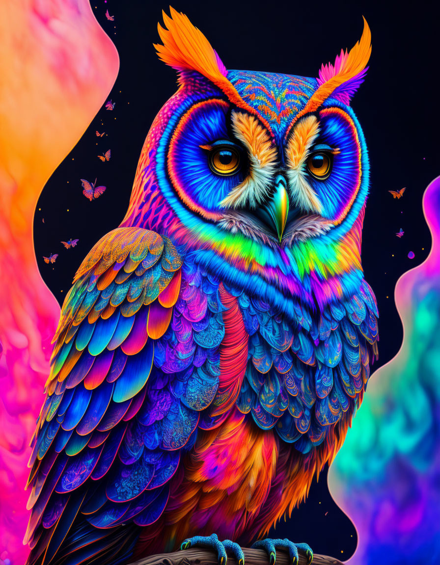 Colorful owl 