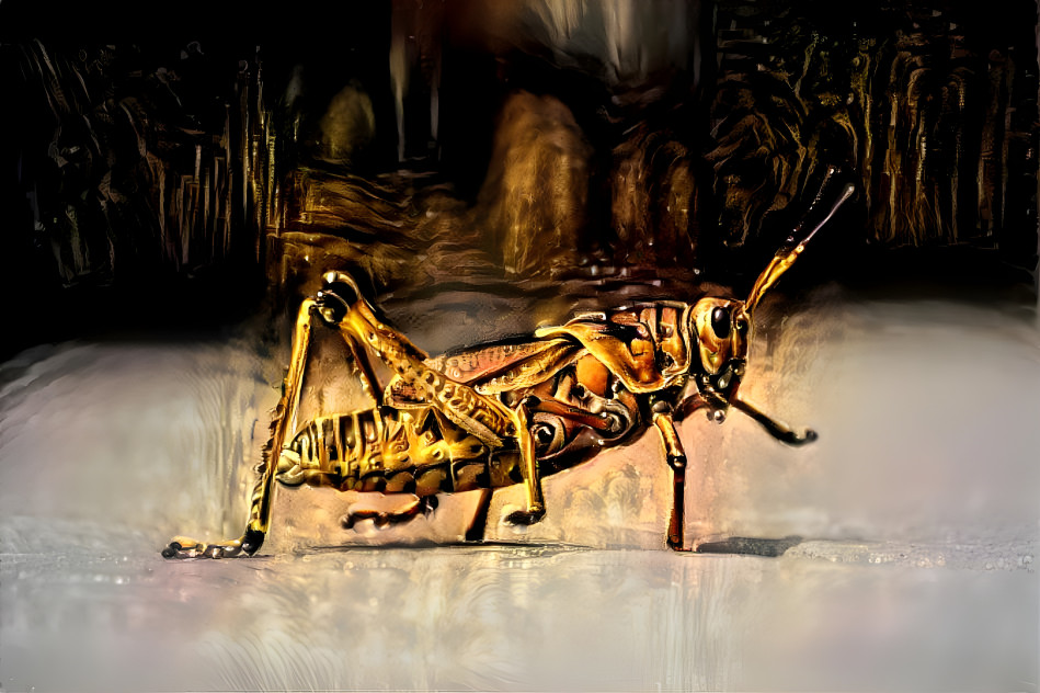 Golden grasshopper
