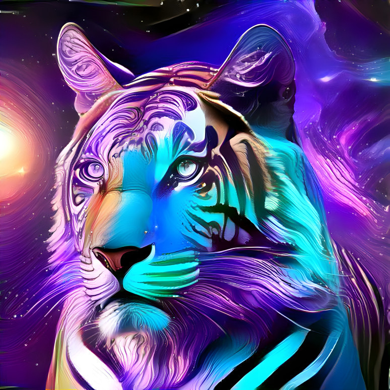 Abstract Space Tiger