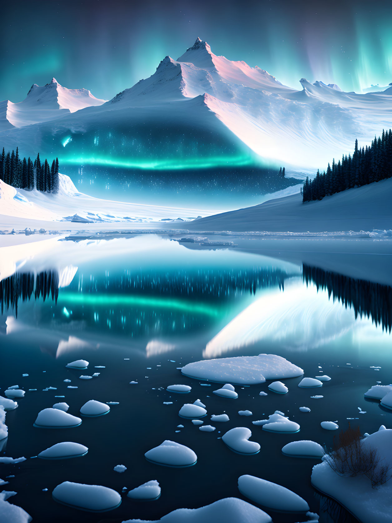 Icy reflections