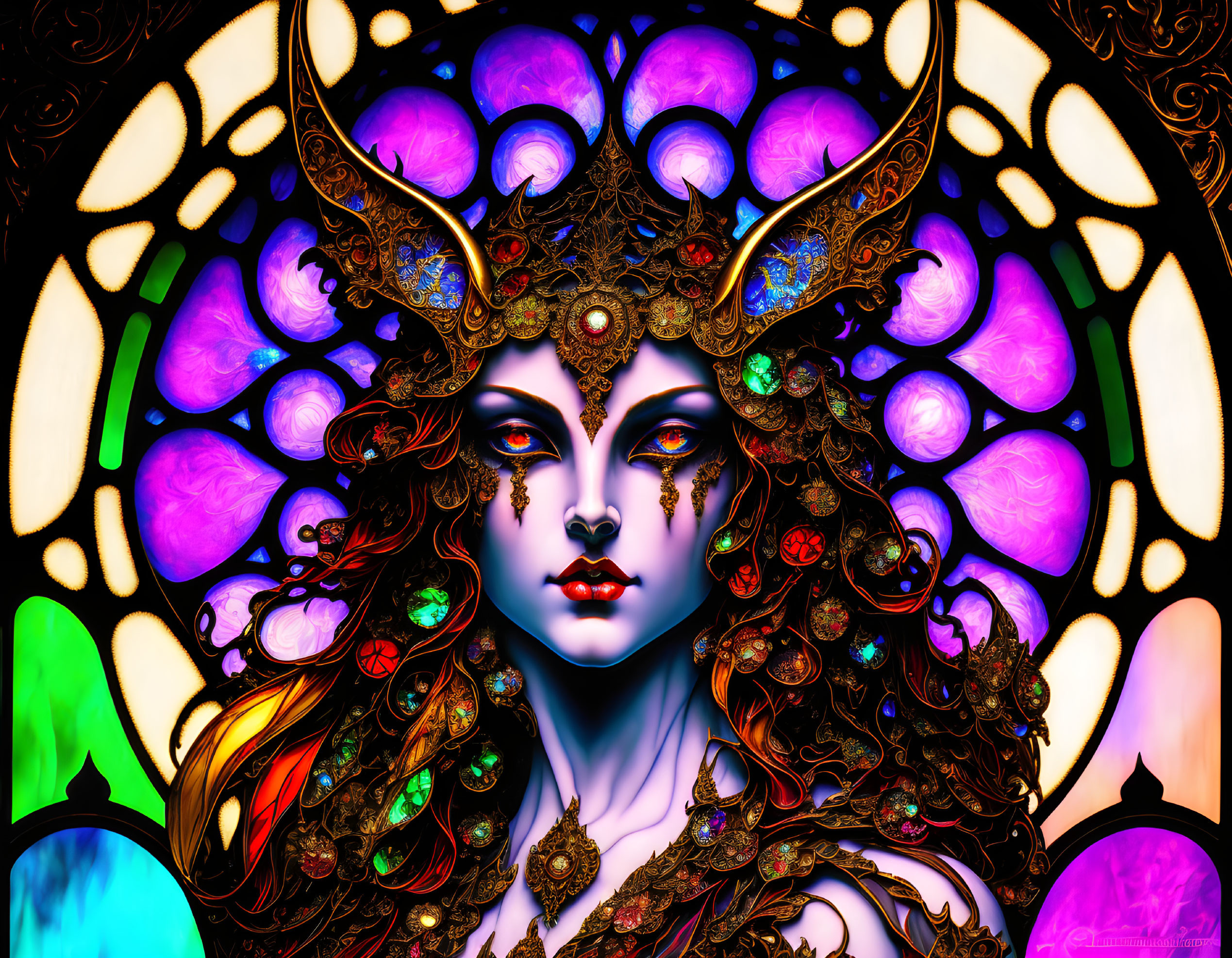 Stained Glass Demon 