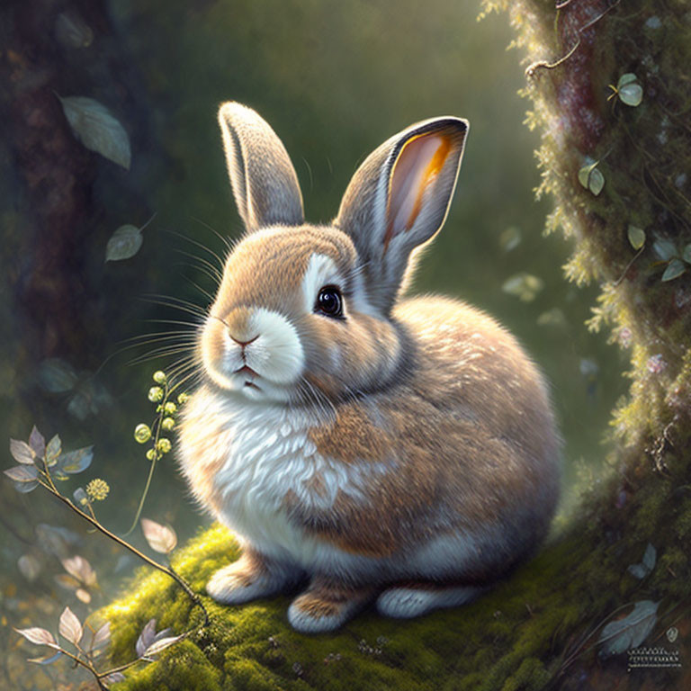 Rabbit portrait