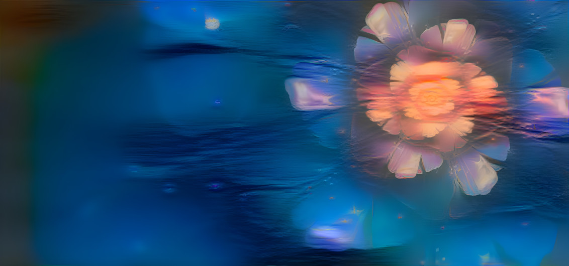 Flower reflection 