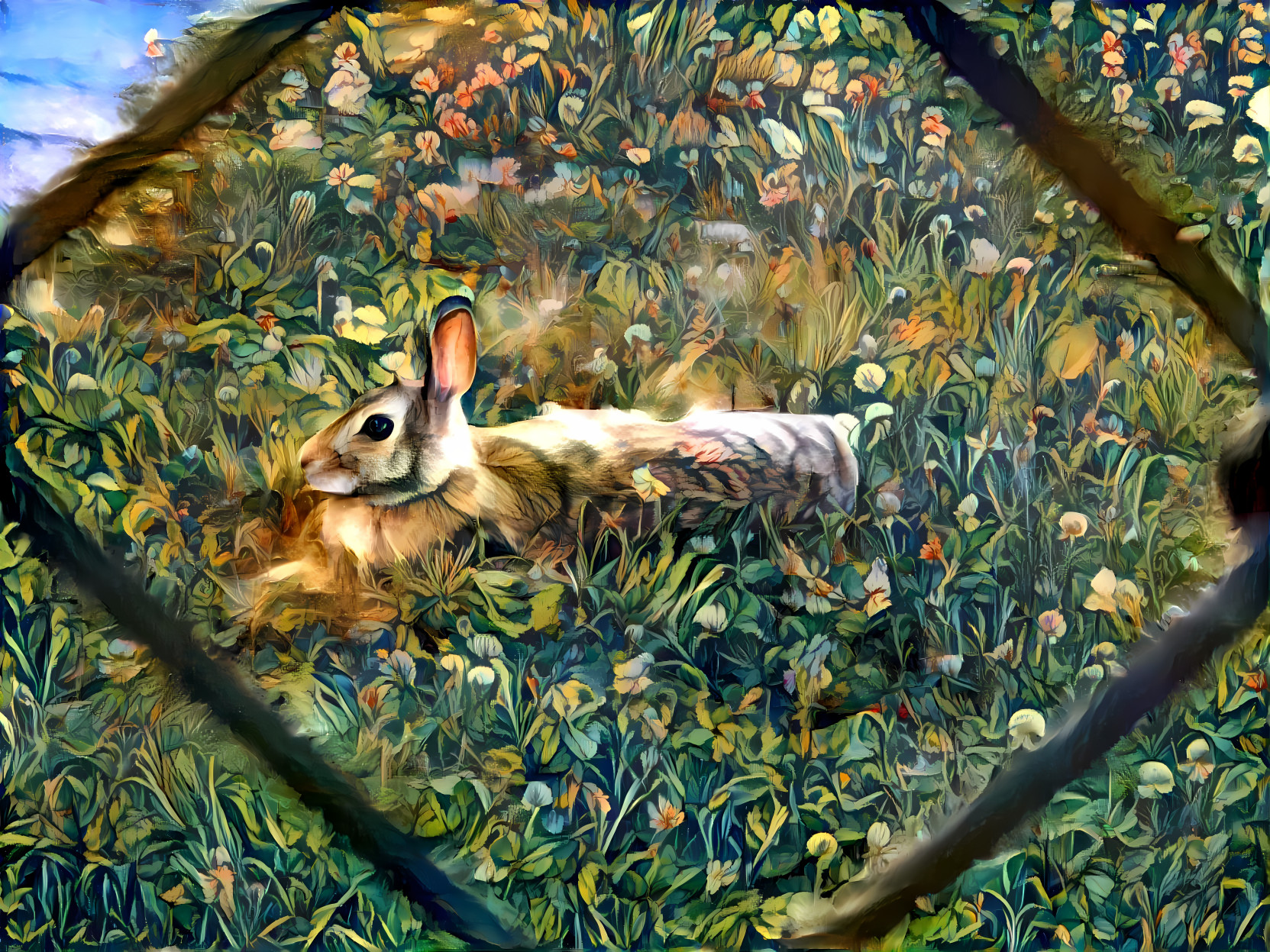 Lounging Rabbit