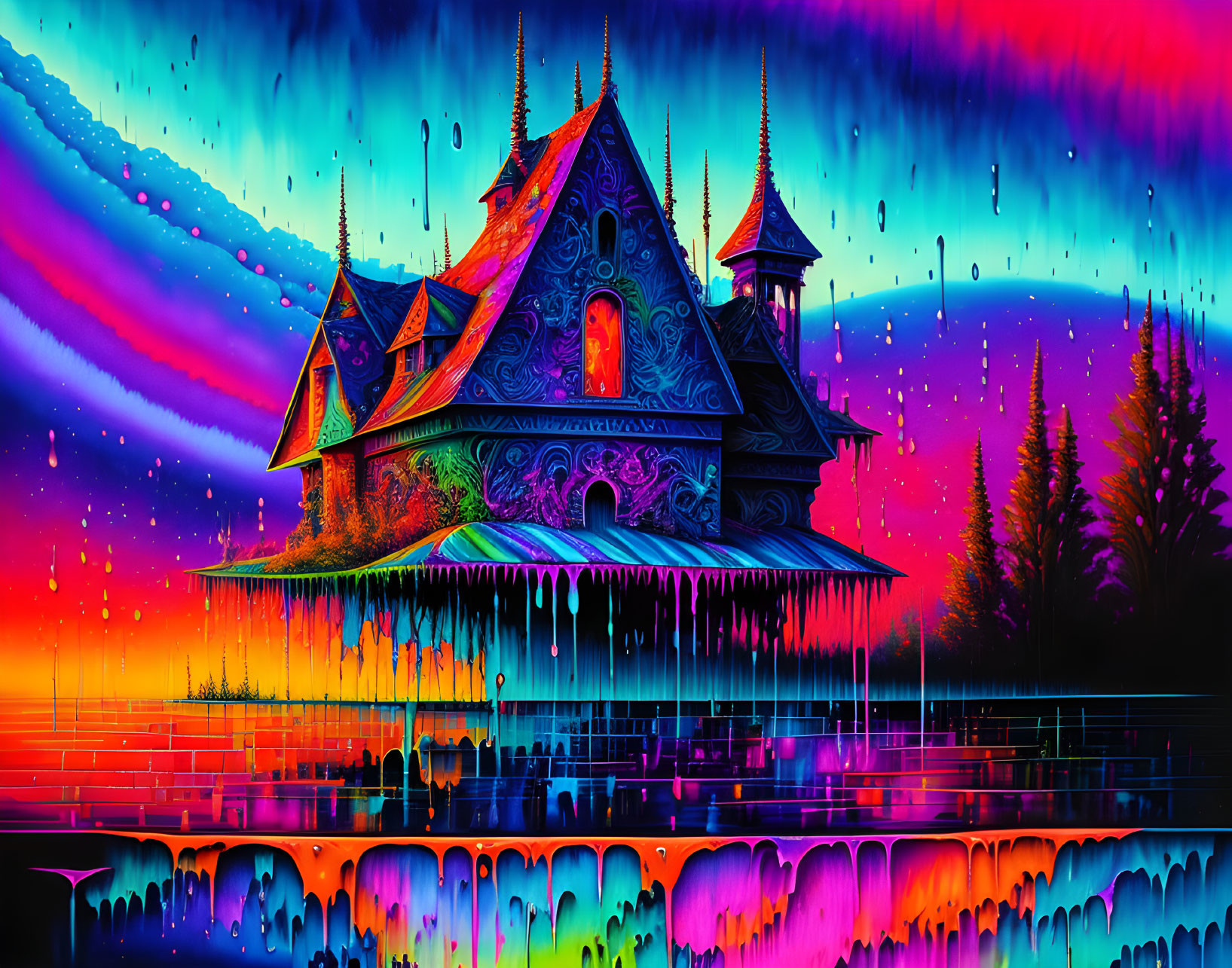 The House that Dripped Paint