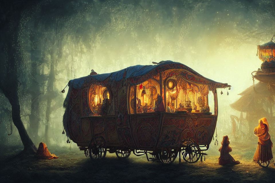 Cozy gypsy caravan 