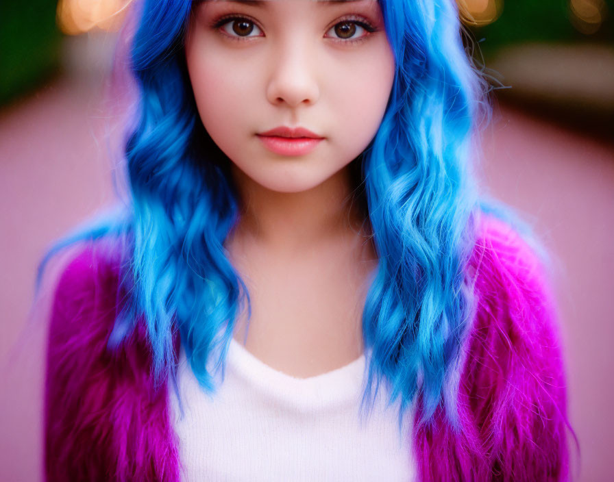 The Blue-Haired Girl
