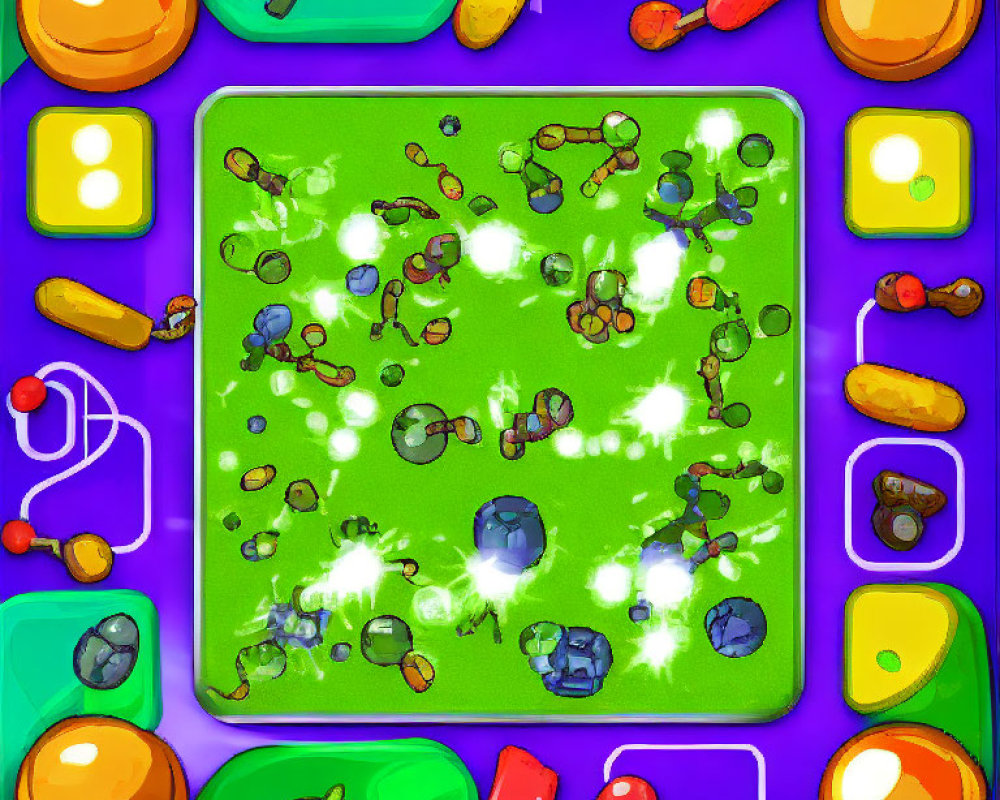 Vibrant match-3 puzzle game with candy theme and explosive combo effect