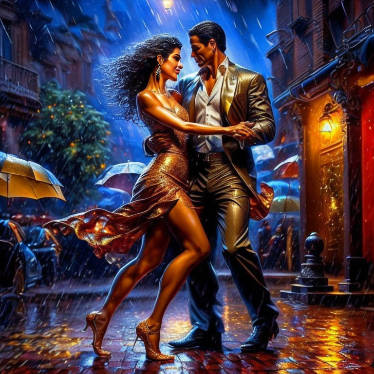 Tango in the rain