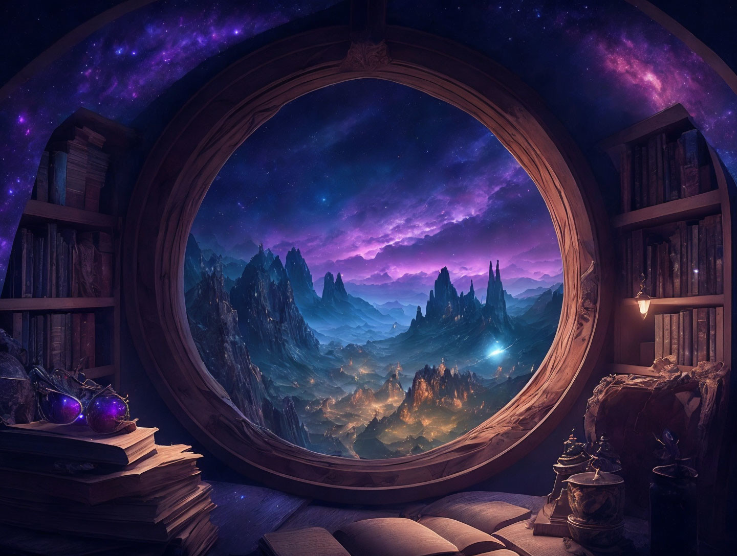 Books are portals to other worlds