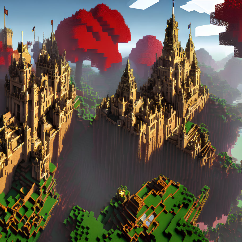 Minecraft Fantasy Castle