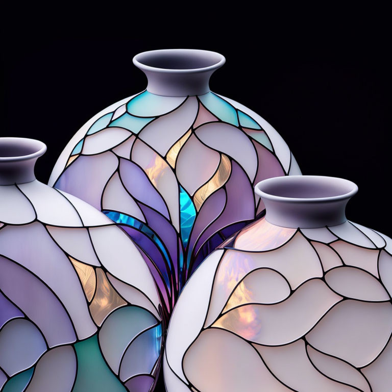 Pottery as stained glass