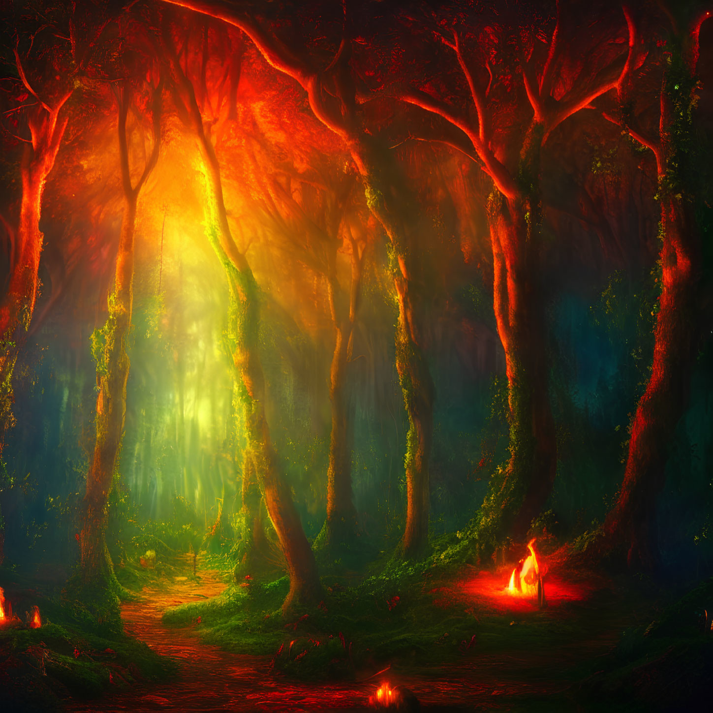 A Forest of Flames