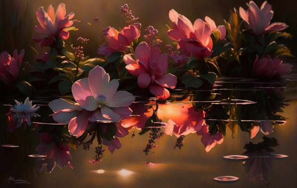 Lotus reflections