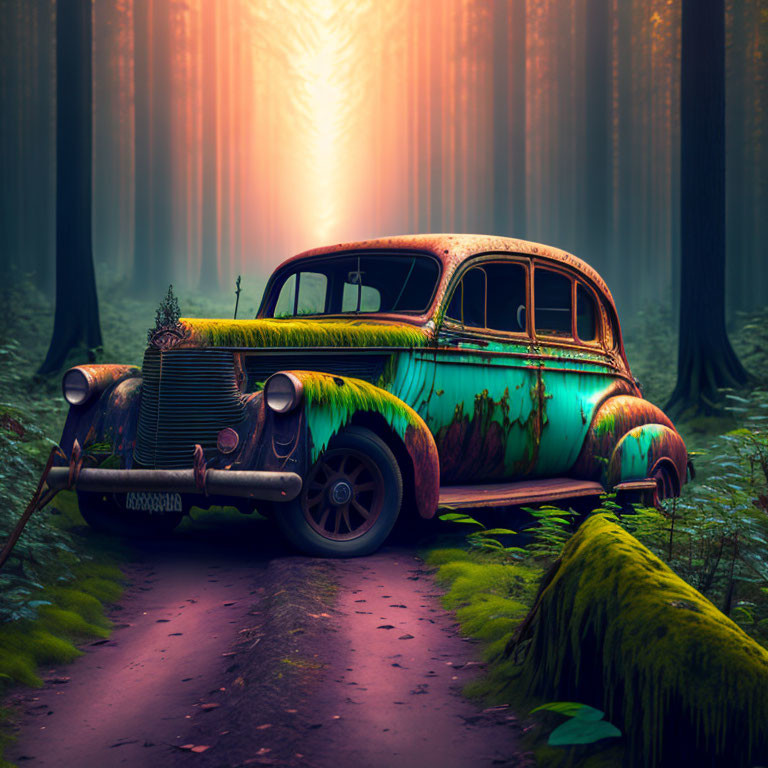 Lost Car in the woods #2