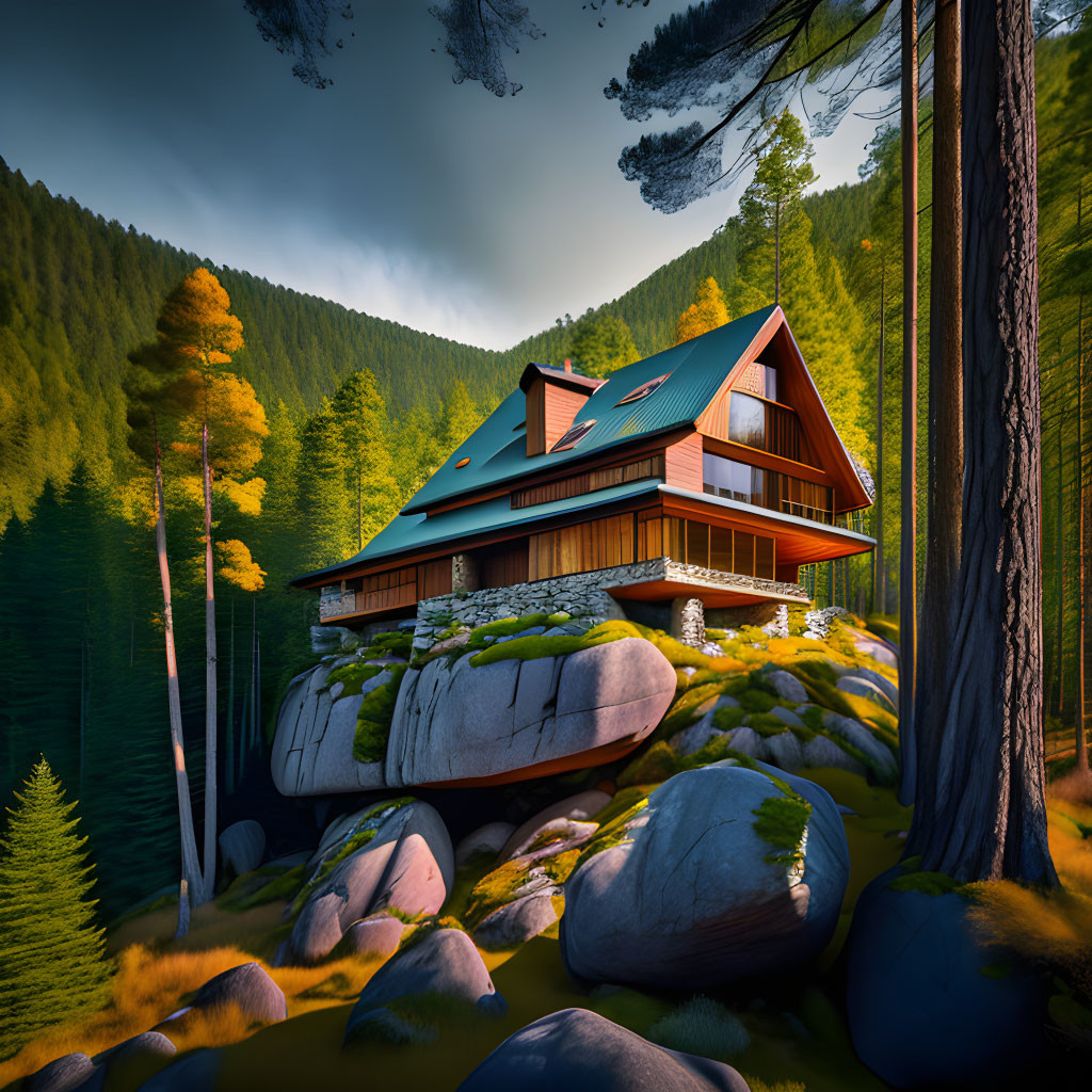 << House in the Mountains >>
