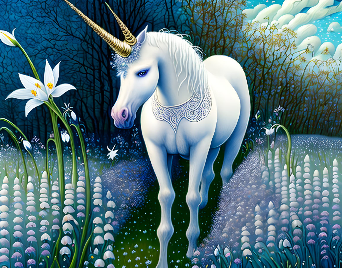 Photo Cute magical unicorn is dreaming