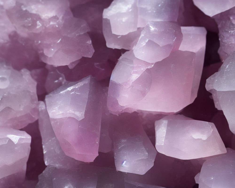 Vibrant Purple Amethyst Crystal Clusters with Translucent Edges