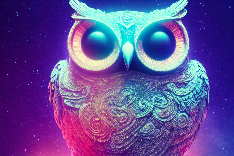Galaxy owl