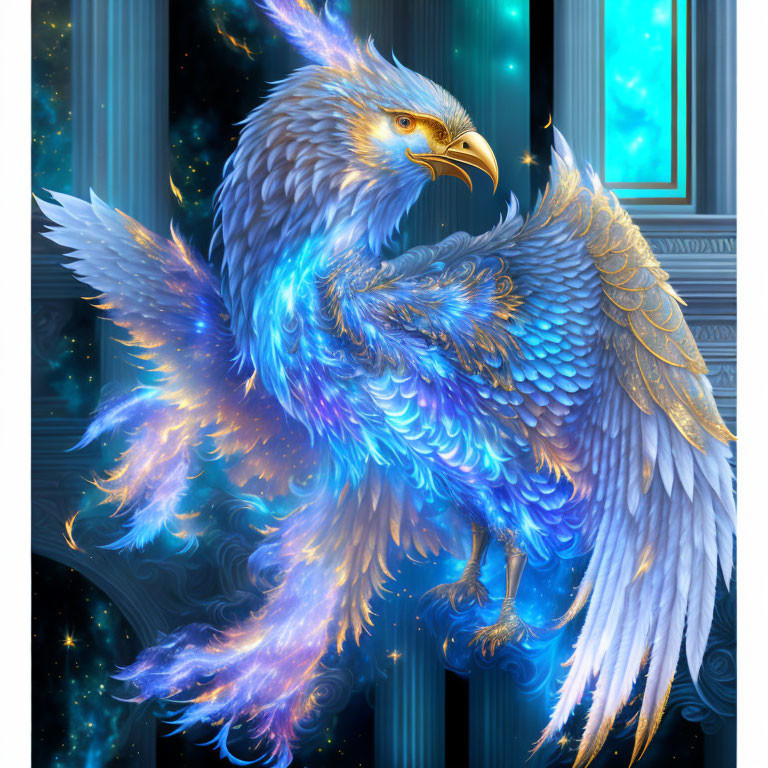 Celestial Avian: Starlit Wings