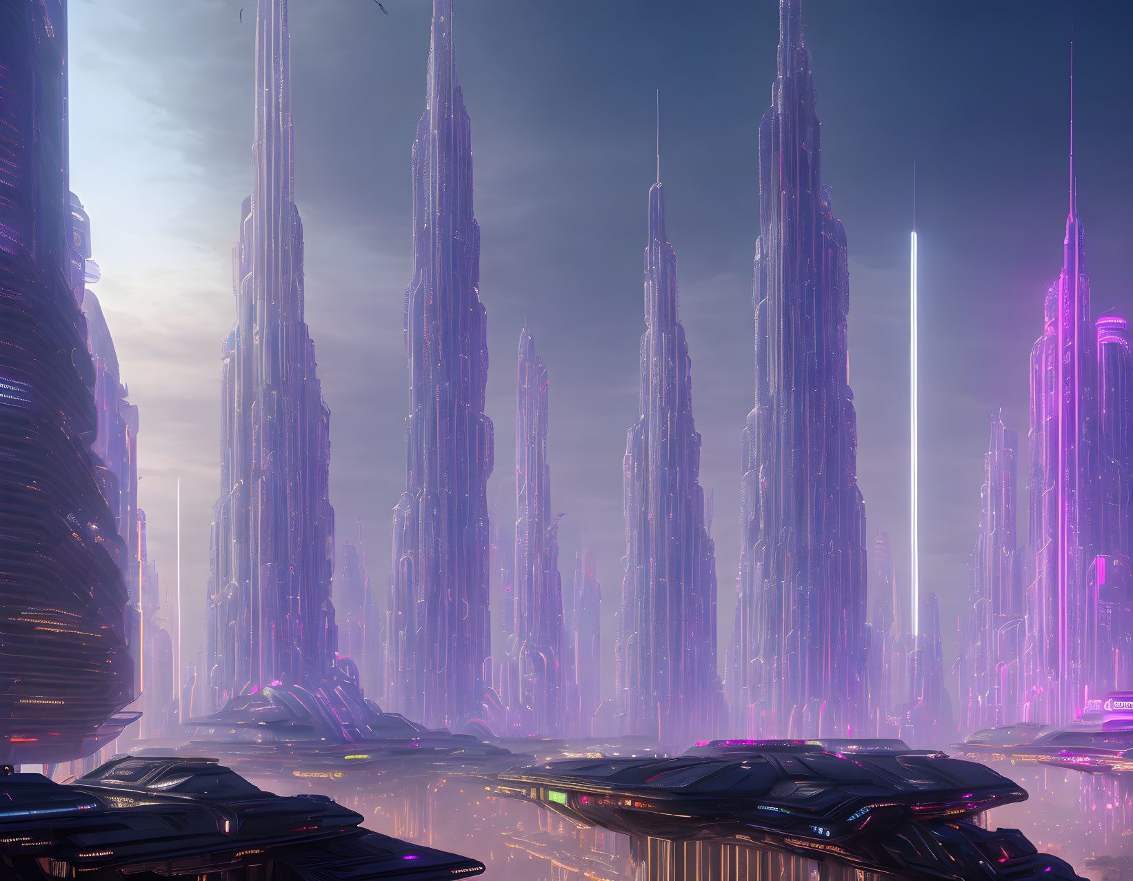 Futuristic Mega City 
