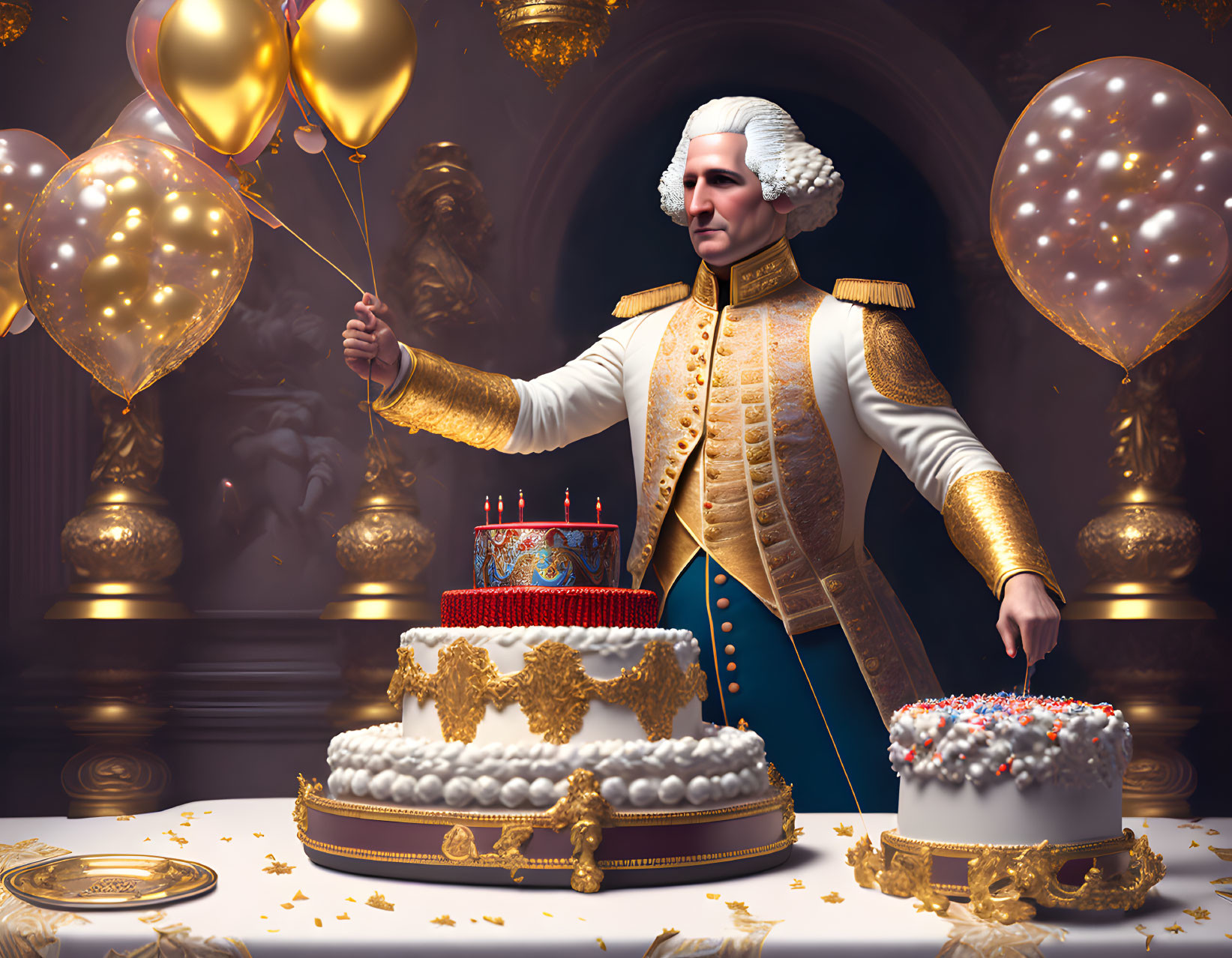 George Washington Celebrating His Birthday