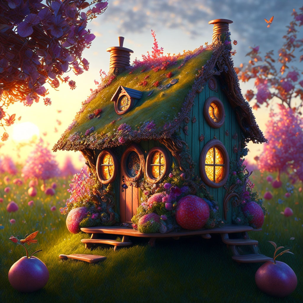 Tiny fairy house