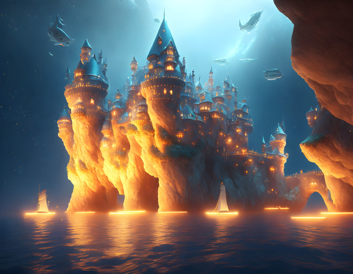 The castle in the sea of Stars
