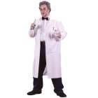 Menacing figure in lab coat with syringe & bow tie