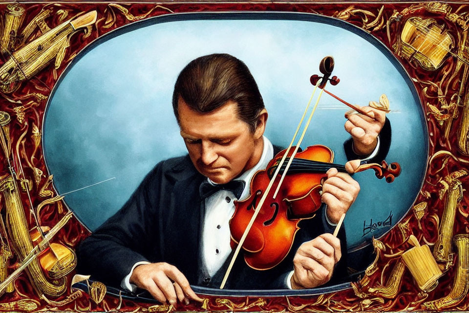 Salvador's Dali's violinist