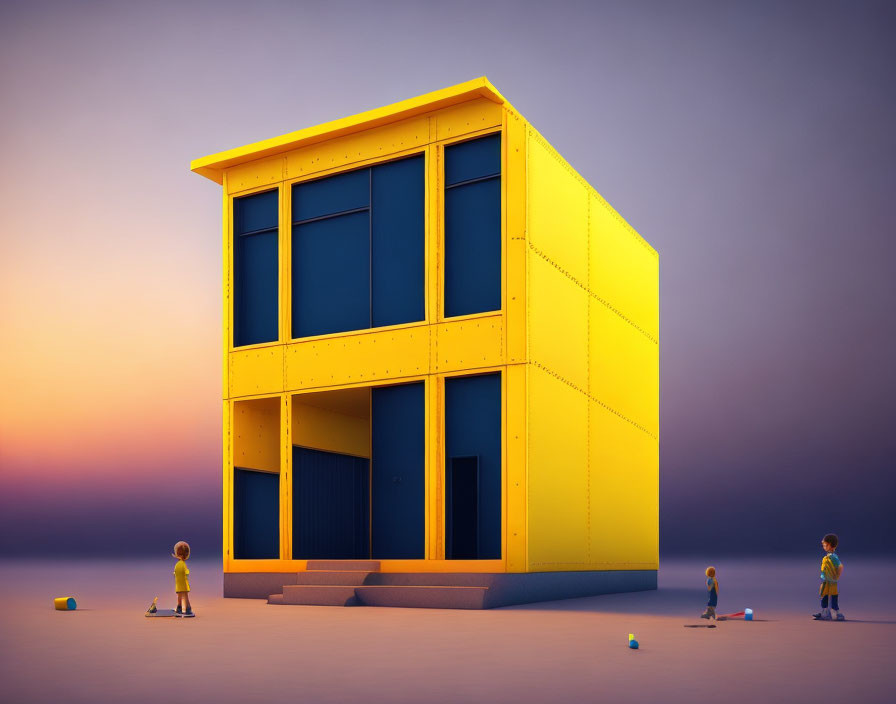 Yellow house