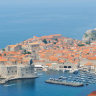 Dubrovnik Old Town: Orange Roofs, Medieval Walls, Harbor & Adriatic Sea