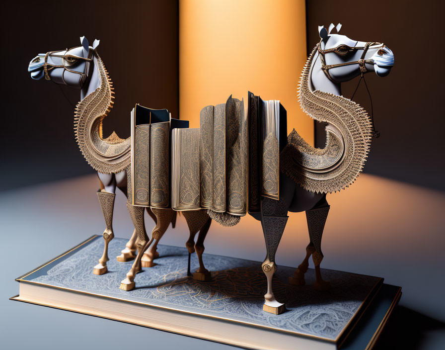 Camel bookends