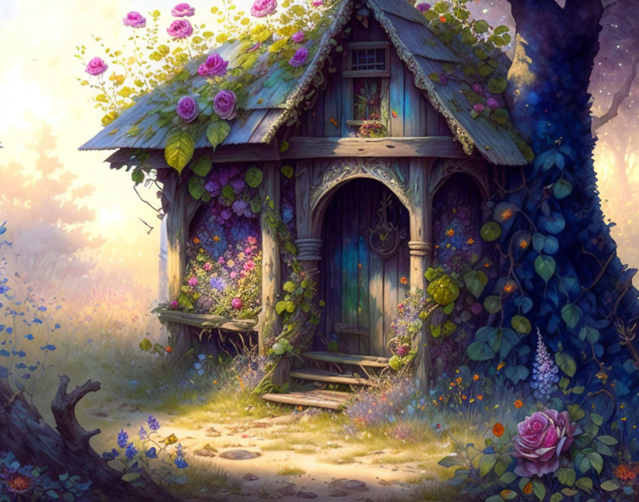 .. in this book, there was a quaint little cottage