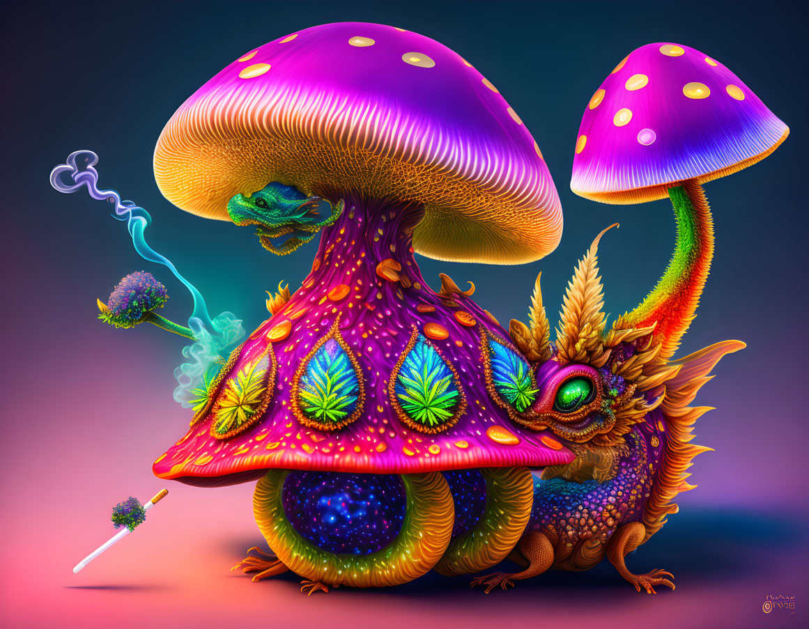 Mushroom dragon