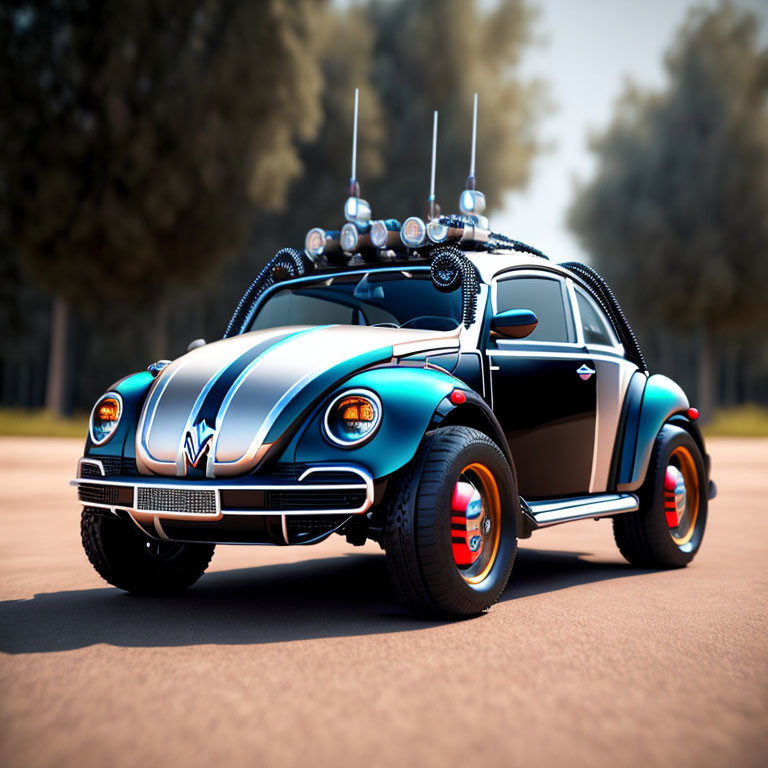Vw beetle robot